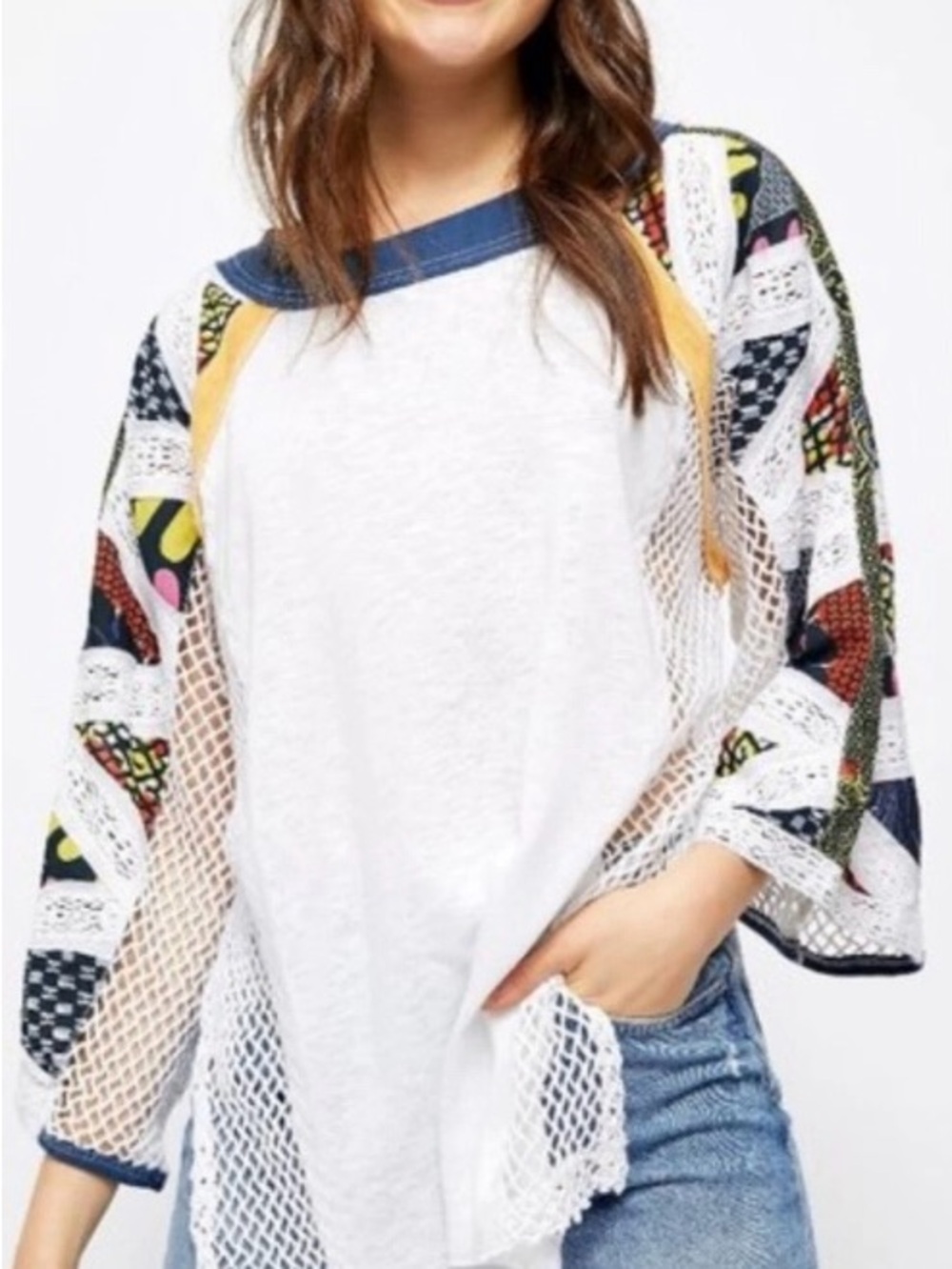 Free People We The Free  Serengeti Top Tee Shirt Size M